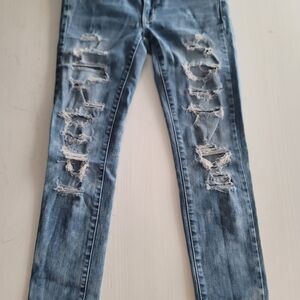 American Eagle Outfitters Distressed Skinny Jeans Size 4